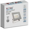 V-tac 50W LED prožektorius, baltas, 4000K