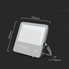 V-tac 100W LED prožektorius, juodu korpusu, 3000K, CREE LED chip