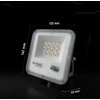 10W LED prožektorius, juodas, 3000/4000/6500K, CREE LED chip