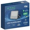 V-tac 50W LED prožektorius, juodu korpusu, 3000K, CREE LED chip