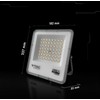Auriq 50W LED prožektorius, juodas, 3000/4000/6500K, CREE LED chip