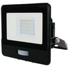 V-tac 20W LED prožektorius su judesio davikliu, juodas, suderinamas su AMAZON ALEXA ir GOOGLE HOME, 3000-6500K/RGB