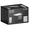 Sieninis šviestuvas V-tac 17W LED sieninis lauko šviestuvas, juodas, 4000K, IP65