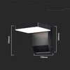 V-tac 17W LED sieninis lauko šviestuvas, juodas, 3000K, IP65