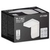 V-tac 17W LED sieninis lauko šviestuvas, baltas, 3000K, IP65