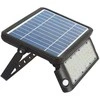 10W LED prožektorius V-TAC, 4000K (natūraliai balta), juodas, su saulės baterija