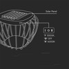 V-tac 1W LED įkraunamas šviestuvas su saulės baterija, pilkas, 3000/6000K, IP44, belaidis