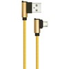 V-tac 1m mikro USB laidas, auksinės spalvos