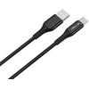 V-tac 1m type-c USB laidas, juodas