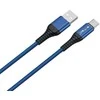 V-tac 1m type-c USB laidas, mėlynas