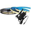 12W/m LED juosta, 512LED/m, IP20, 3000K, 5m, su 78W maitinimo šaltiniu, 24V, 3.5A, IP44
