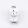 V-tac Trivietis lizdo adapteris, baltas, 2 jungtys su 2,5A, viena - 16A.