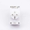V-tac Keturvietis lizdo adapteris, 2,5A, baltas