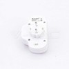 V-tac 3vietis lizdo adapteris, baltas, 2 jungtys 2,5A, viena 16A, su jungikliu