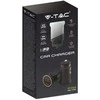 Auto įkroviklis, 12/24V, USB + USB-C, PD+QC, juodas