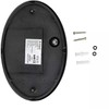 Lubinis šviestuvas 12W LED paviršinis šviestuvas V-TAC, ovalo formos, juodas, IP65, 3000K (šiltai balta)