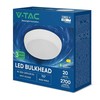 Lubinis šviestuvas 8W/16W/20W LED paviršinis šviestuvas, baltas, 3000/4000/6500K, IP65, CREE LED chip