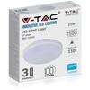 Bikuvalt 25W paviršinis šviestuvas V-TAC, 4000K, IP44, baltas, apvalus