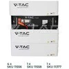 V-TAC stovo stovas energijos kaupimui V-TAC 5,12 kWh VT48100E-P2 Maks. 5 moduliai 10 metų garantija