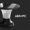 V-tac 15W LED pastatomas lauko šviestuvas su saulės baterija ir judesio davikliu, juodas, 4000/6000K, IP65