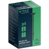 V-tac 2W LED įsmeigiamas/pastatomas lauko šviestuvas su saulės baterija, juodas, 3000-6400K, IP65