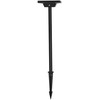 V-tac 2W LED įsmeigiamas/pastatomas lauko šviestuvas su saulės baterija, juodas, 3000-6400K, IP65