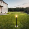 V-tac 2W LED pastatomas lauko šviestuvas, juodas, 3000/6000K, su saulės baterija, IP44