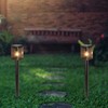 V-tac 2,5W LED pastatomas lauko šviestuvas su saulės baterija ir judesio davikliu, juodas, 3000K, IP54