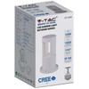 V-tac 10W LED pastatomas lauko šviestuvas, baltas, 6400K, IP65