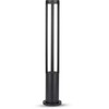 V-tac 10W LED pastatomas lauko šviestuvas, juodas, 6400K, IP65