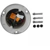 10W LED lauko šviestuvas V-TAC, pilkas, aukštis 80cm, 3000K (šiltai balta), pastatomas IP65