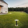9W LED pastatomas šviestuvas V-TAC, 4000K, IP54, tamsiai pilkas, aukštis 30cm