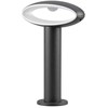 9W LED pastatomas šviestuvas V-TAC, 4000K, IP54, tamsiai pilkas, aukštis 30cm