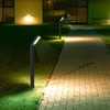 1,5W LED įsmeigiamas/pastatomas lauko šviestuvas, juodas, 3000/4000/6500K, su saulės baterija