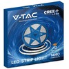V-tac 12W/m LED juosta, 168LED/m, 24V, 6500K, IP20, CREE LED chip, 10 metrų ritė