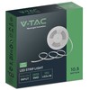 V-tac 10,5W/m LED juosta, 220V, mėlyna šviesos sp., IP65, 10m ritė