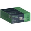 V-tac 10,5W/m LED juosta, 220V, mėlyna šviesos sp., IP65, 50m ritė