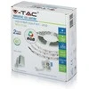 V-tac 10 W/m LED juosta 5metrų (nekarpoma), SMD5050, 60 LED/m, neatspari drėgmei (IP20), RGB, EU jungiklis
