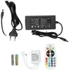 V-tac 10 W/m LED juosta 5metrų (nekarpoma), SMD5050, 60 LED/m, neatspari drėgmei (IP20), RGB, EU jungiklis