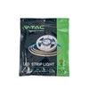 12W/m LED juosta V-TAC, 3000K, 168LED/m, 24V, 5 metrų ritė