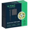 V-tac 1,2W/m LED juosta, 4000K, IP67, 5m, su saulės baterija, nuotolinio valdymo pulteliu ir montavimo priedais