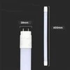 Samsung 7,5W pasukama LED T8 lempa V-TAC, 60cm, G13, 6500K