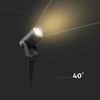 V-tac 10W LED įsmeigiamas lauko šviestuvas, juodas, 4000K
