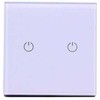 V-tac WiFI jungiklis, liečiamas, su dviem jungikliais, suderinamas su amazon alexa bei google home, baltas