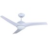 Lubinis šviestuvas V-tac 35W lubų ventiliaturius su 15W LED šviestuvu, baltas, su nuotolinio valdymo galimybe