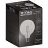 V-tac 10W LED filamentinė lemputė, G125, E27, 6500K
