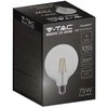 V-tac 10W LED filamentinė lemputė, G125, E27, 4000K