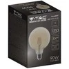 V-tac 12W LED filamentinė lemputė, G125, E27, gintaro sp. stiklu, 2200K