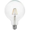 V-tac 12W LED filamentinė lemputė, E27, G125, skaidri, 4000K