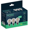V-TAC LED lemputė 12W E27 A60 3000K 1521lm (3 vnt.)